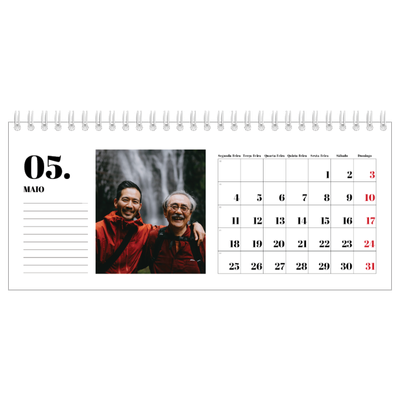 Calendários de mesa — Serif e momentos [capa]