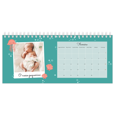 Calendários de mesa — Animais bonitos [Fevereiro]