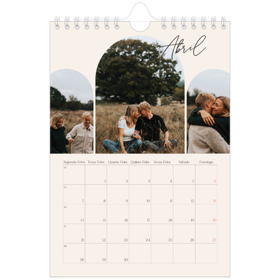Calendário A5 — Arco das recordações [Abril]