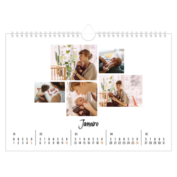 Calendário de Fotografias A4 Paisagem — Isto sou eu