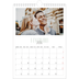Calendário fotográfico A4 — Tipografia mista [Fevereiro]