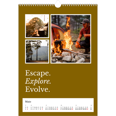 Calendário A3 — Terra editorial [Maio]