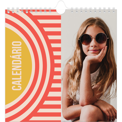 Calendário quadrado — Brilhante e bonito [capa]