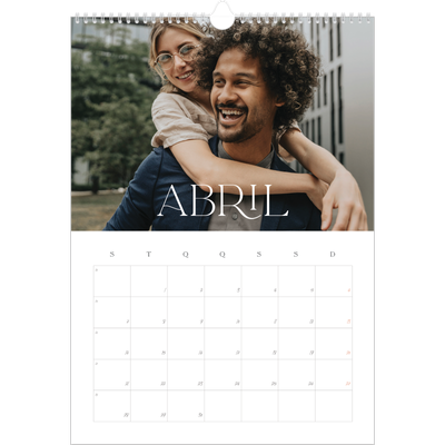 Calendário A3 — Maior que a vida [Abril]