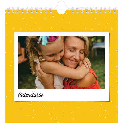Calendário quadrado — Fotografias coloridas [capa]