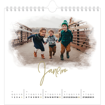 Calendário fotográfico quadrado — Efeitos fotográficos