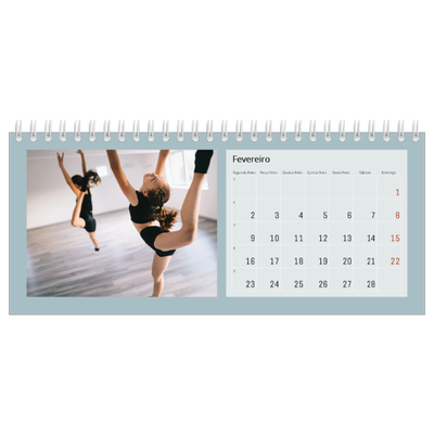 Calendários de mesa — Neo Scandi [Fevereiro]