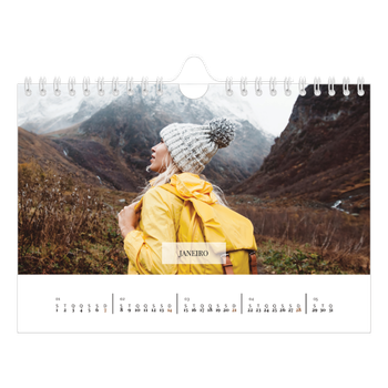 Calendário de Fotografias A5 Paisagem — Calendário clássico