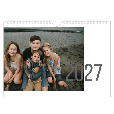 Calendário A4 horizontal — Número de meses [capa]