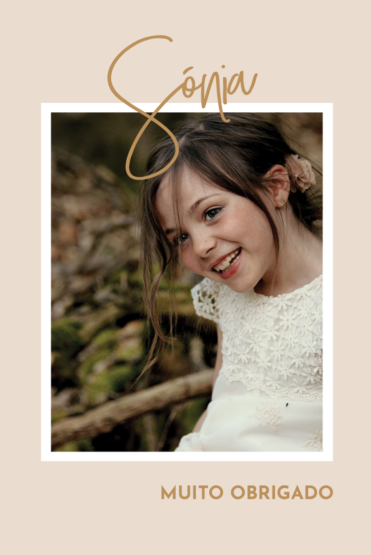 Cartões de agradecimento — Fundo em tons pastel