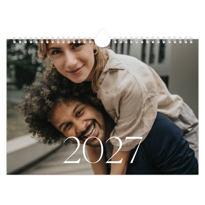 Calendário A4 horizontal — Maior que a vida [capa]
