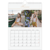 Calendário fotográfico A4 — Faixa de script dourada [Fevereiro]