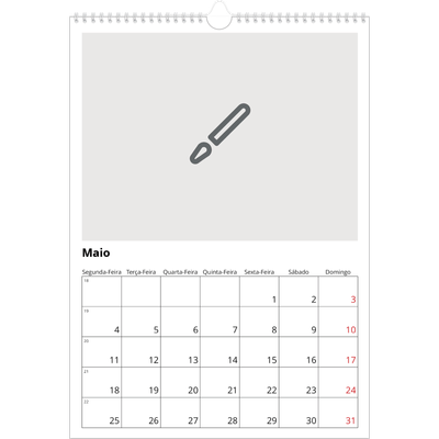 Calendário A3 — Desenhe o seu próprio produto [capa]