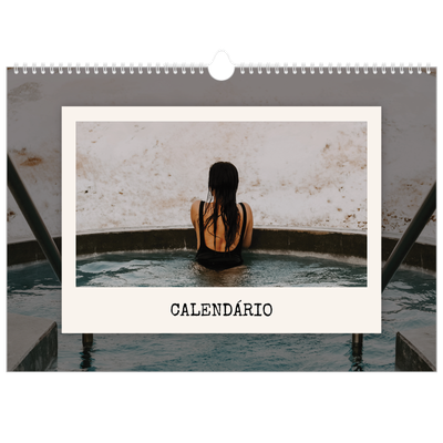 Calendário A3 Horizontal — A edição de retrato [capa]