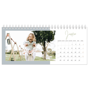 Calendário de Fotografias de Mesa — Molduras de terra
