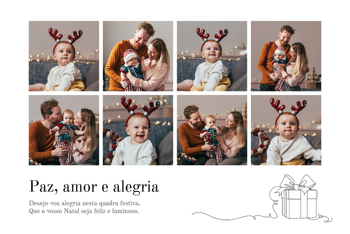 Cartões — Grelha festiva