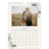 Calendário fotográfico A4 — Tinta e hera [Janeiro]
