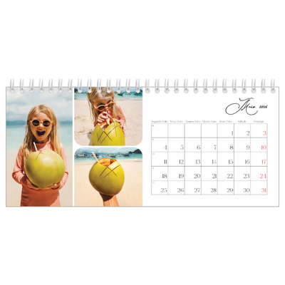 Calendários de mesa — Instantâneos e escrita [capa]