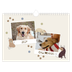 Calendário A4 horizontal — Cãozinho brincalhão [capa]