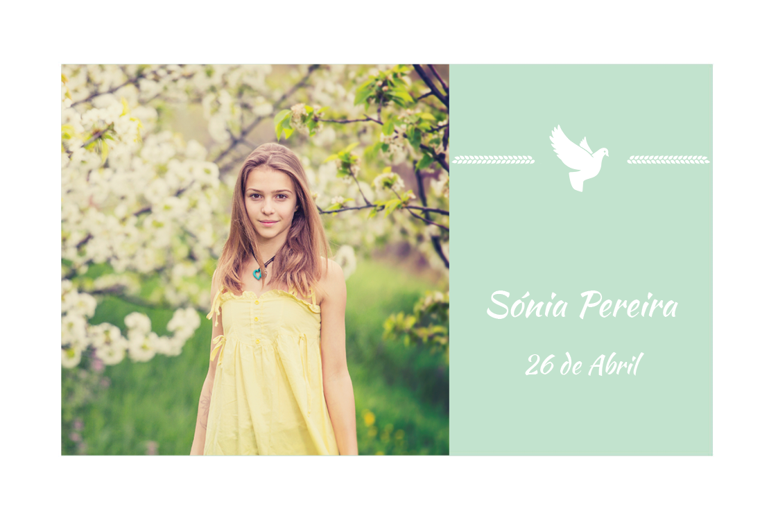 Convites — Pomba pequena