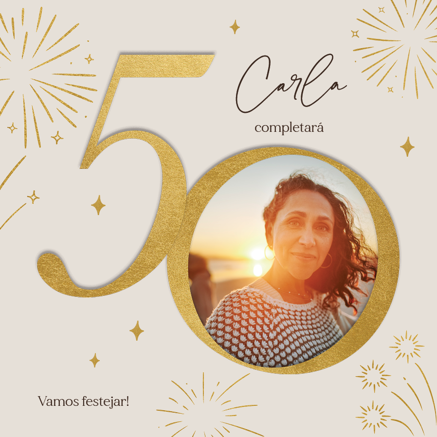 Convites — Anos de brilho