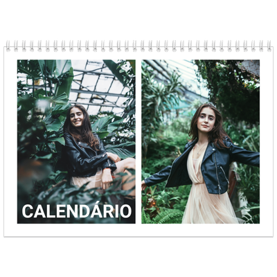Calendário A4 duplo — Mês grande [capa]