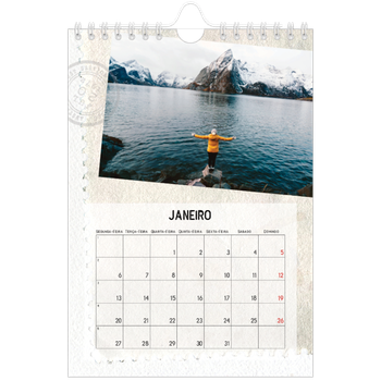 Calendário A5 — Parts unknown