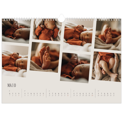 Calendário A3 Horizontal — Memórias em movimento [capa]