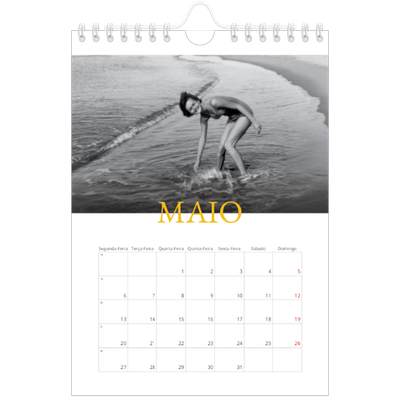 Calendário A5 — Estilo Heritage [capa]