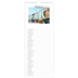 Calendário fino  — O meu diário de viagem [Março]
