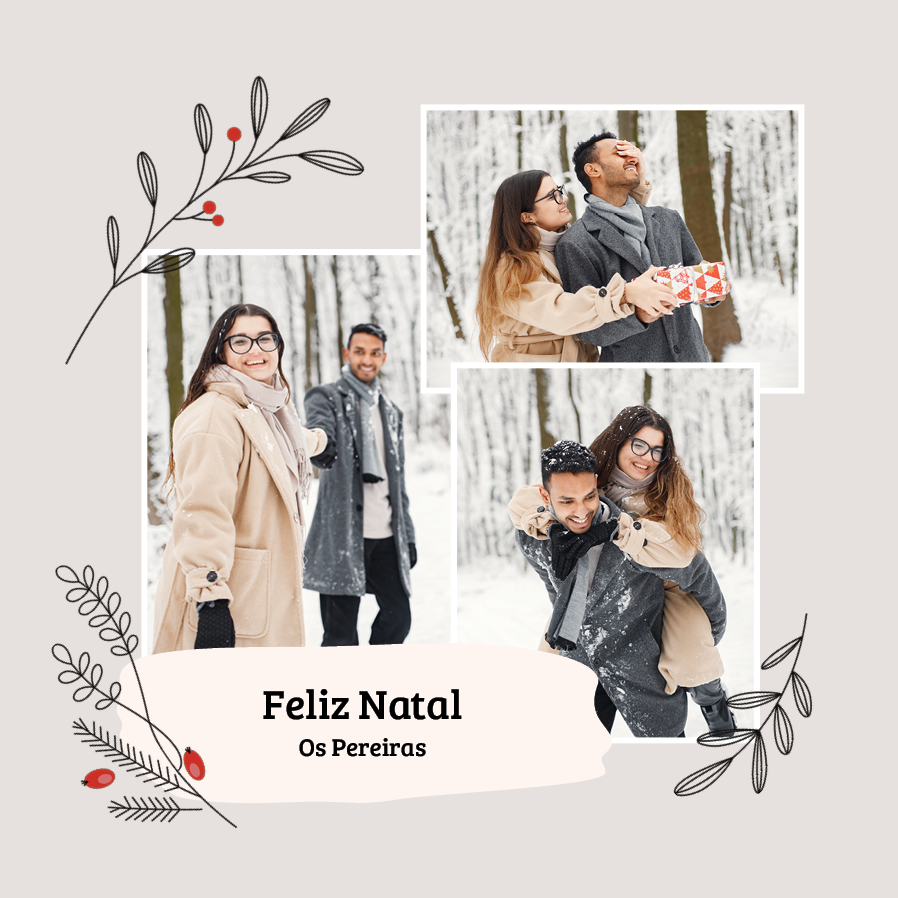 Cartões — Natal feliz