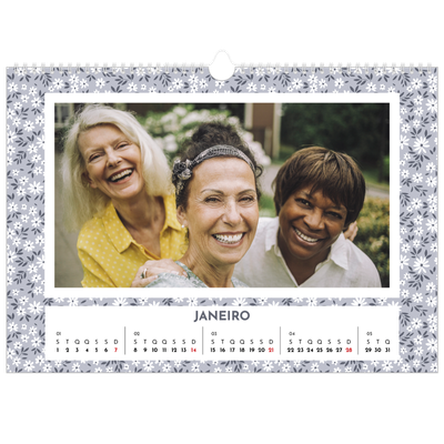 Calendário A3 Horizontal — Florescer [Janeiro]