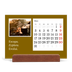 Calendário de mesa com suporte em madeira - horizontal  — Terra editorial [capa]