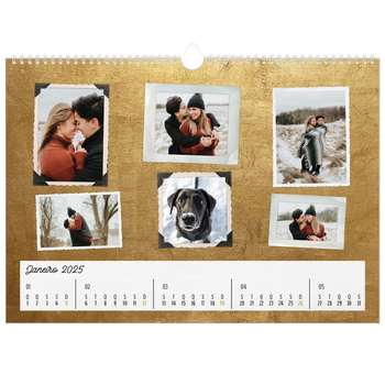 Calendário de Fotografias A4 Paisagem — Coleção de imagens