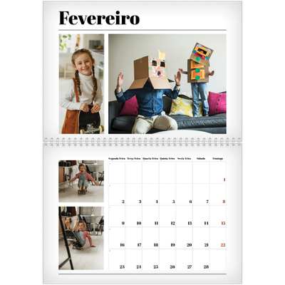 Calendário A4 duplo — A sair da prensa [Fevereiro]