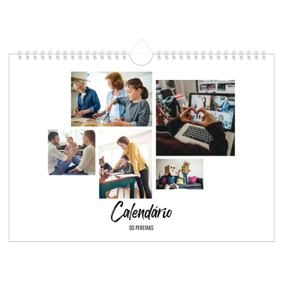 Calendário A4 horizontal — Isto sou eu [capa]