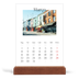 Calendário de mesa com suporte em madeira - vertical  — O meu diário de viagem [Março]
