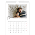 Calendário fotográfico A4 — Moldura transparente [Fevereiro]