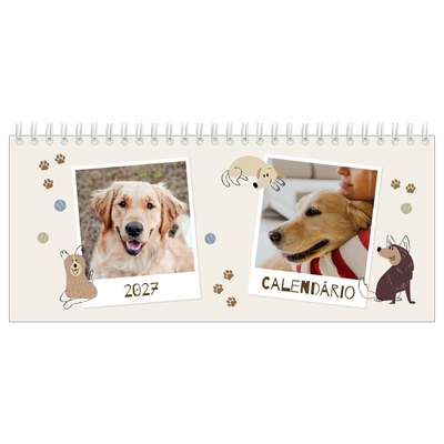 Calendários de mesa — Cãozinho brincalhão [capa]