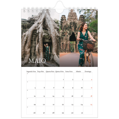 Calendário A5 — Serifa simples [capa]