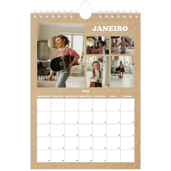 Calendário A5 — O editorial deste ano