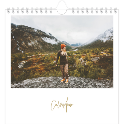 Calendário quadrado — Texto para rabiscar [capa]