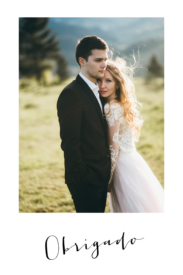 Cartões de agradecimento — Preto e branco