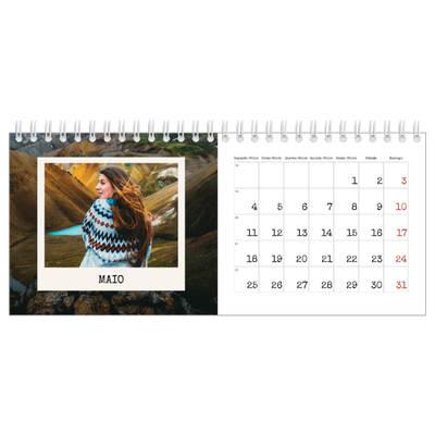 Calendários de mesa — A edição de retrato [capa]