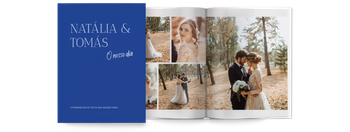 Álbuns de fotografias — Clássico cobalto