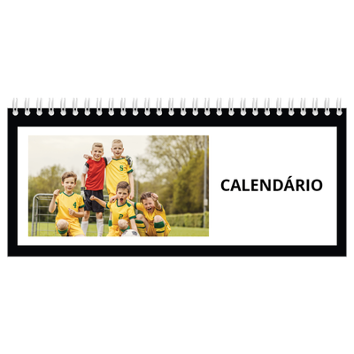 Calendários de mesa — Moldura preta [capa]