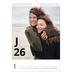 Calendário fotográfico A4 — Estilo de carta [Janeiro]