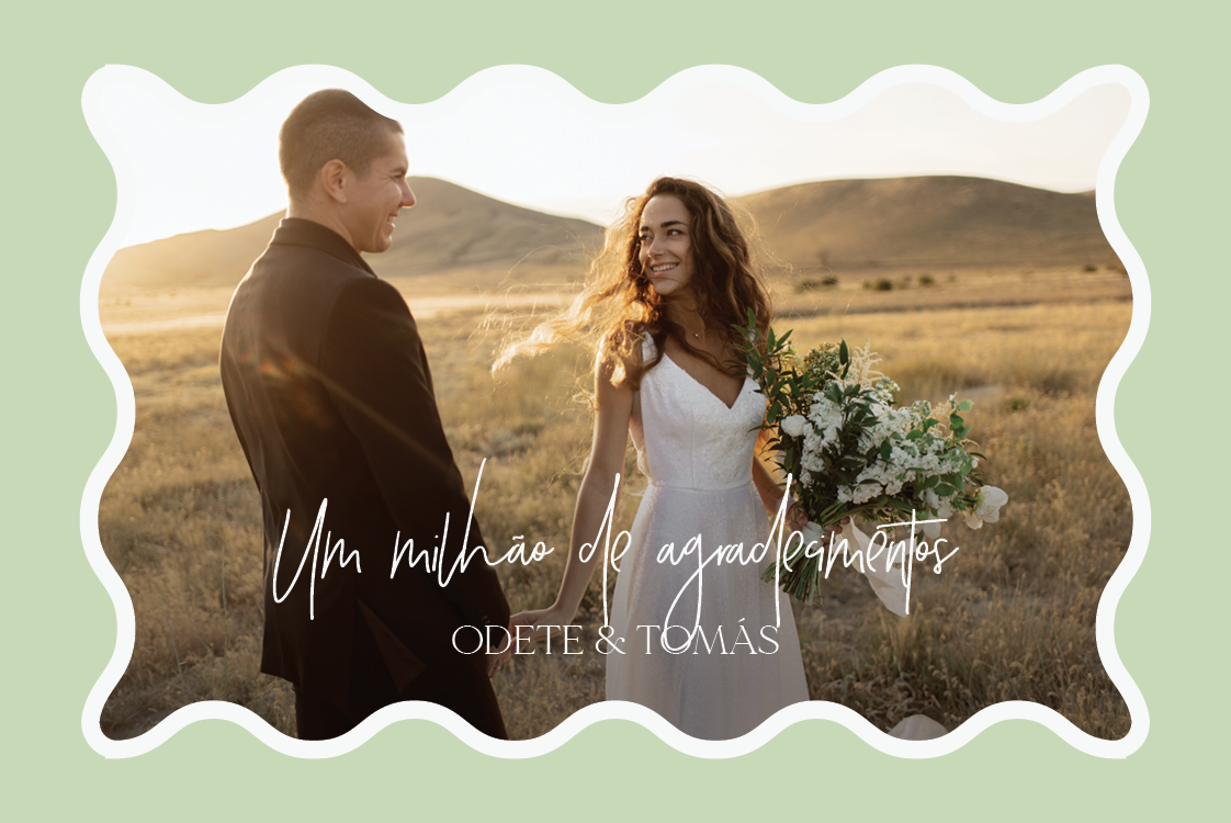 Cartões de agradecimento — Pastel vieiras