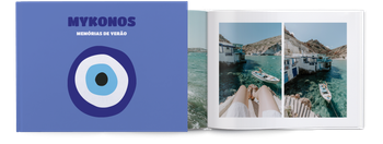 Álbuns de fotografias — Bloco de cores Grécia