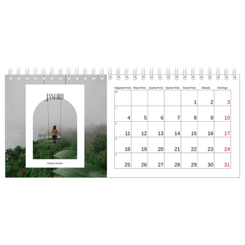 Calendário de Fotografias de Mesa — O arco aberto